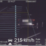 Řidič Superbu v noci rychlostí 215 km/h / Foto: PČR