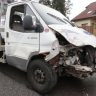 Nabořená dodávka / Foto: Policie ČR