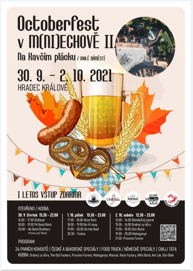 Plakát akce Octoberfest v M(ni)echově