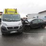 Řidička dodávky nedala přednost ve Skladištní oblasti / Foto: PČR