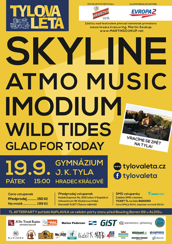 Plakát festivalu Tylova léta 2014