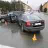Nehoda v centru Hradce na hlavním tahu Labský most ČKD / Foto: PČR