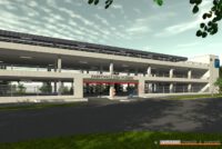 Parkovací dům Rožberk / Vizualizace: architekti Chmelík a partneři