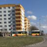 Kloubový autobus MHD míří k Harmonii / Foto: HKCITY