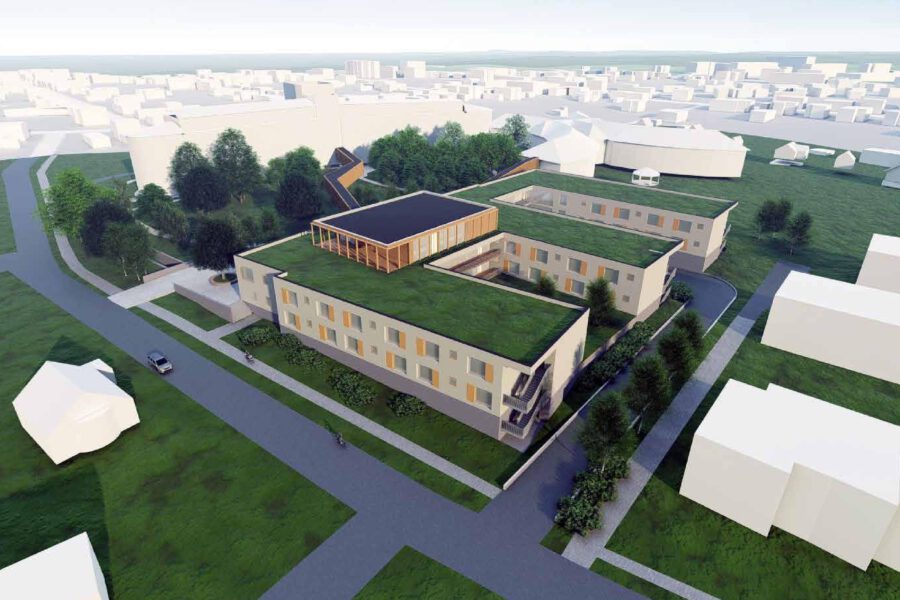 Přístavba domova pro seniory na NHK / Foto: KHK