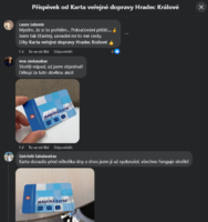 Podvodné komentáře o pořízení karty / Foto: screen FB stránky