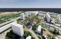 Vizualizace polyfunkčního domu Jiřina na Pražském Předměstí / Pramen: MMHK
