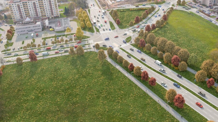 Nové vizualizace křižovatky Mileta / Foto: MMHK