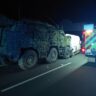 Pro dodávku byl obrněný transportér pořádně těžký soupeř / Foto: HZSPK