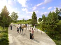Park okolo Nové Zelené / Vizualizace: NZS