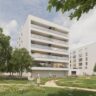 První vizualizace nových bytových domů s družstevním bydlením v Hradci / Foto: Coop Development