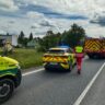 Složky IZS zasahují u nehody v Třebechovicích / Foto: ZZSKHK